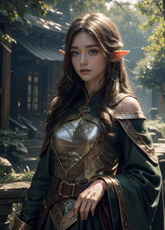 Super detail beautiful 30 year old elf. ultra HD, 4K, 8K, cinematic