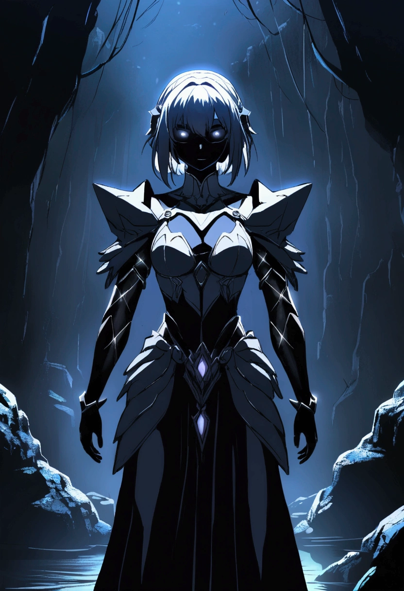 deep anime cave, darkness, luces outfits