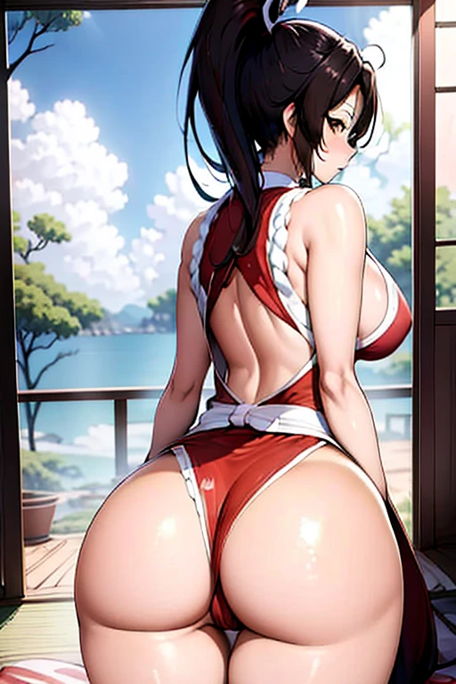 masterpiece、high resolution、High resolution、4K、8K、Red gi, Stick your butt out to the viewer、I can see the print on her ass,panties、short thin wire is drawn inside the pussy, short, A thin thread is inserted into the vagina, Huge Ass, Big pussy, Huge pussy, Huge Ass, Outrageous ass, Big Ass, Big Ass, Huge Ass, Big pussy, Huge pussy, Huge Ass, Outrageous ass, Big Ass,Big Ass、Huge Ass、Huge pussy、Huge Ass、Outrageous ass、butt gets bigger、Big Ass、Huge Ass、Huge pussy、Huge Ass、Outrageous ass、butt gets bigger、お尻にpantiesが食い込んでる、レースのピンクのpanties、Raw butt、Underwear only、Mai Shiranui、Long black hair、Hairstyle: Ponytail