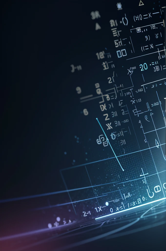 generate a desktop wallpaper with mathematical symbols 