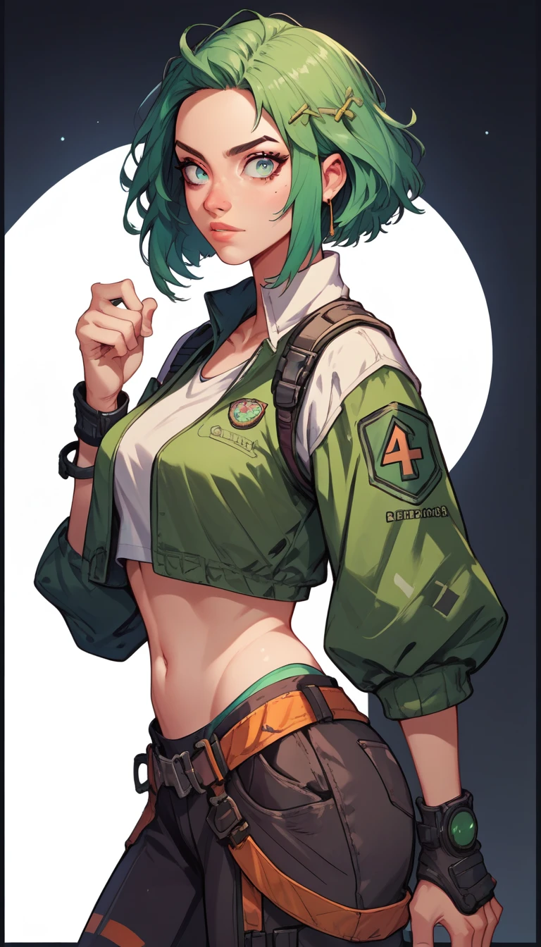 check_9, check_8_up, check_7_up, young woman, green hair, средневековая young woman, Looking at the viewer, simple black background, dynamic pose, sexual, reference sheet, (whole body, From Side, Front:1.1), upper body, cartoon,
Character DesignXL