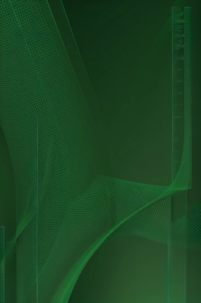 generate a horizontal wallpaper in shades of green and opaque mathematical symbols