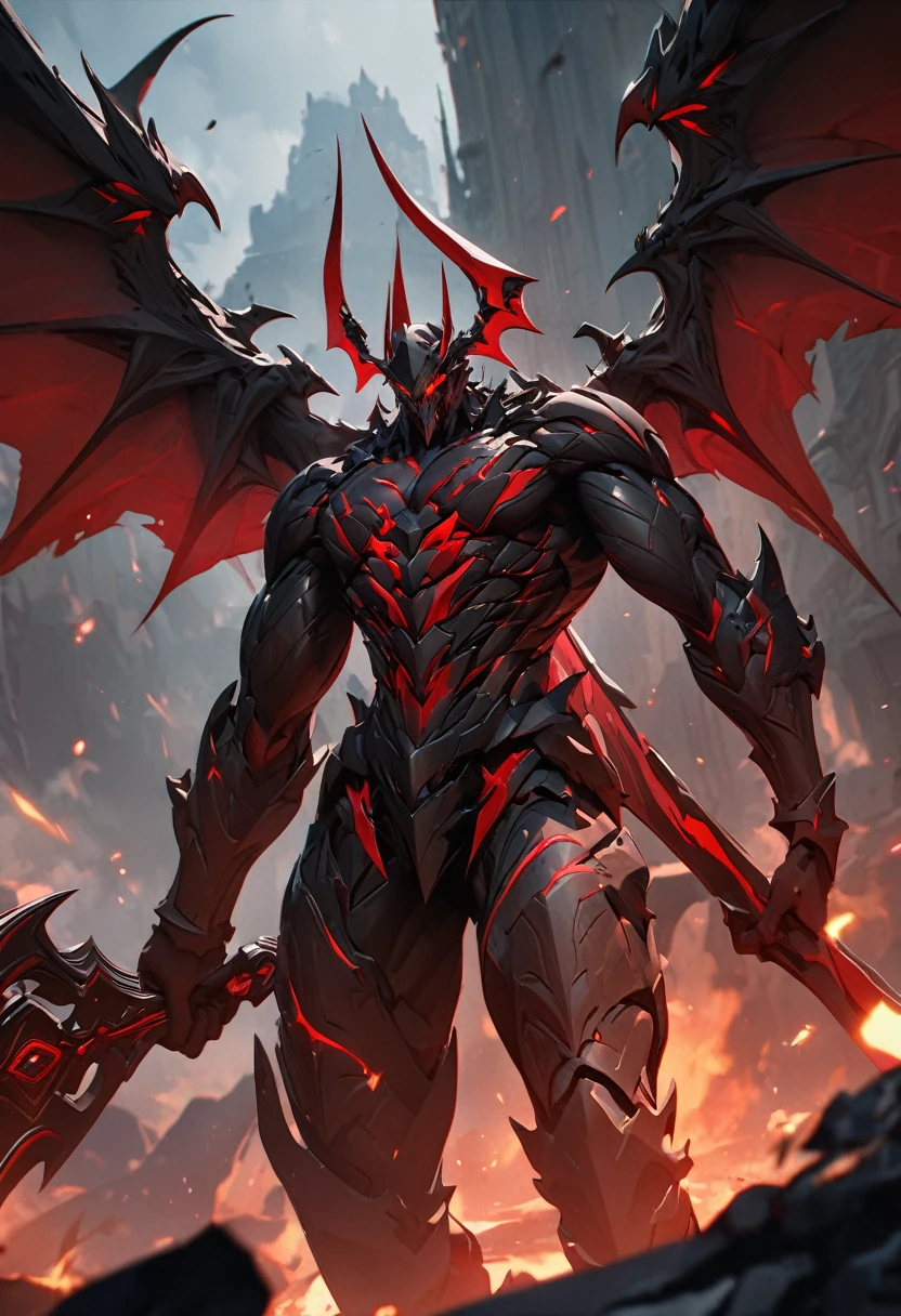 Realistic photos, RAW Photos, daemon, attacks viewer, Powerful movements, jump on prey, ((Dynamic jump)), Sharp Claws, daemon approaching from above, sudden approach, Bad-tempered, dynamic Shot from grand, lightning magic