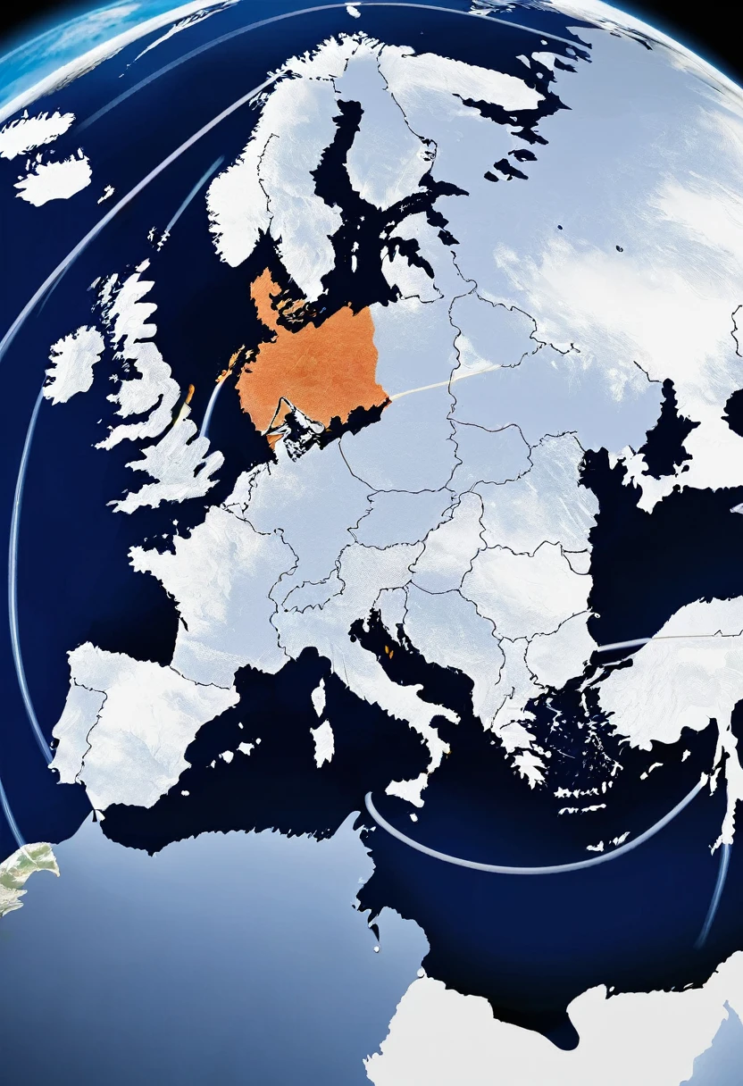 image that shows something spreading from Europe to the rest of the world