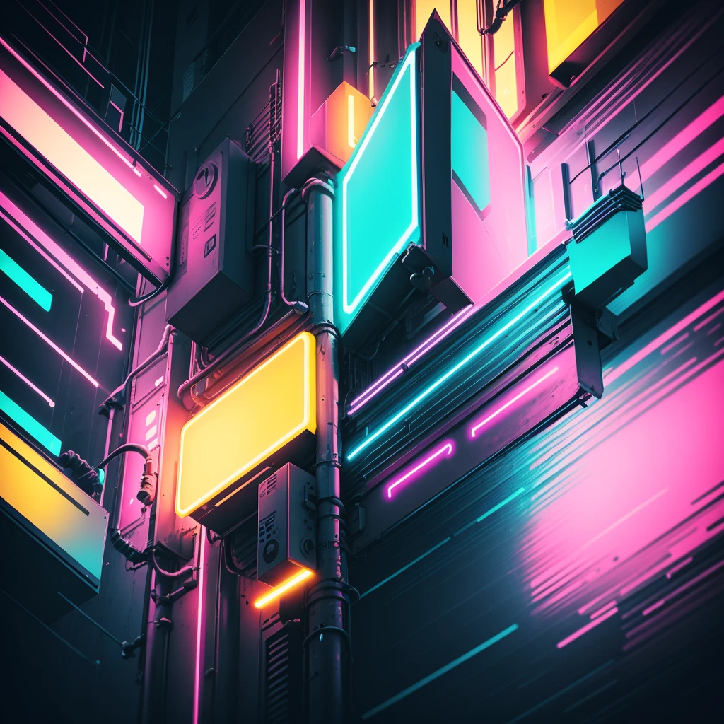 abstract neon