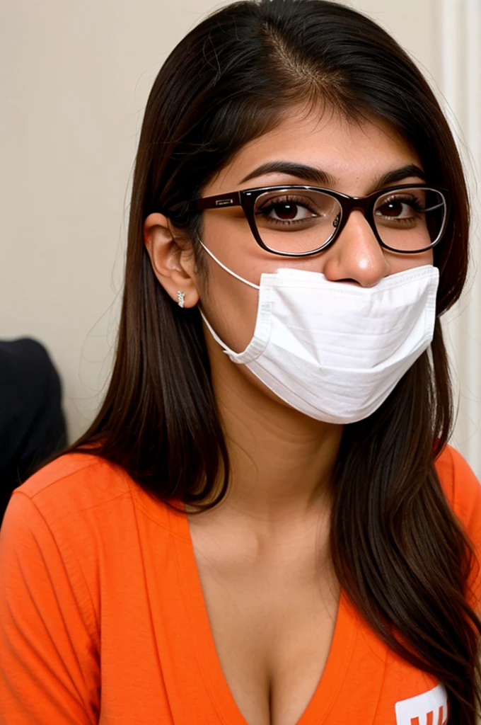 Mia Khalifa with cum on her face with Candy Love