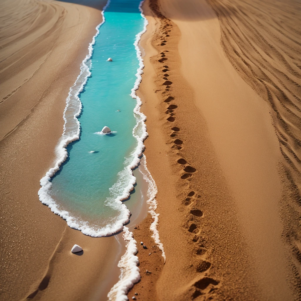 colored sand