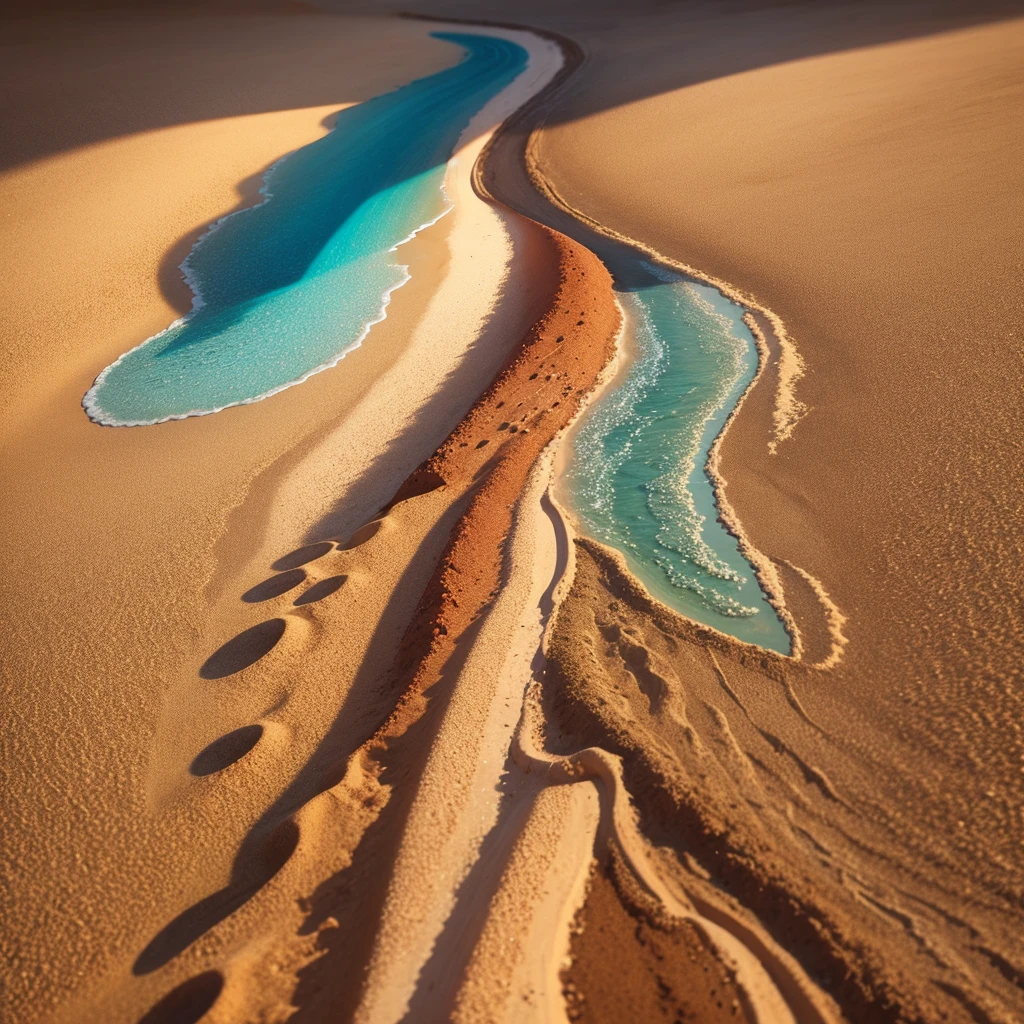 colored sand