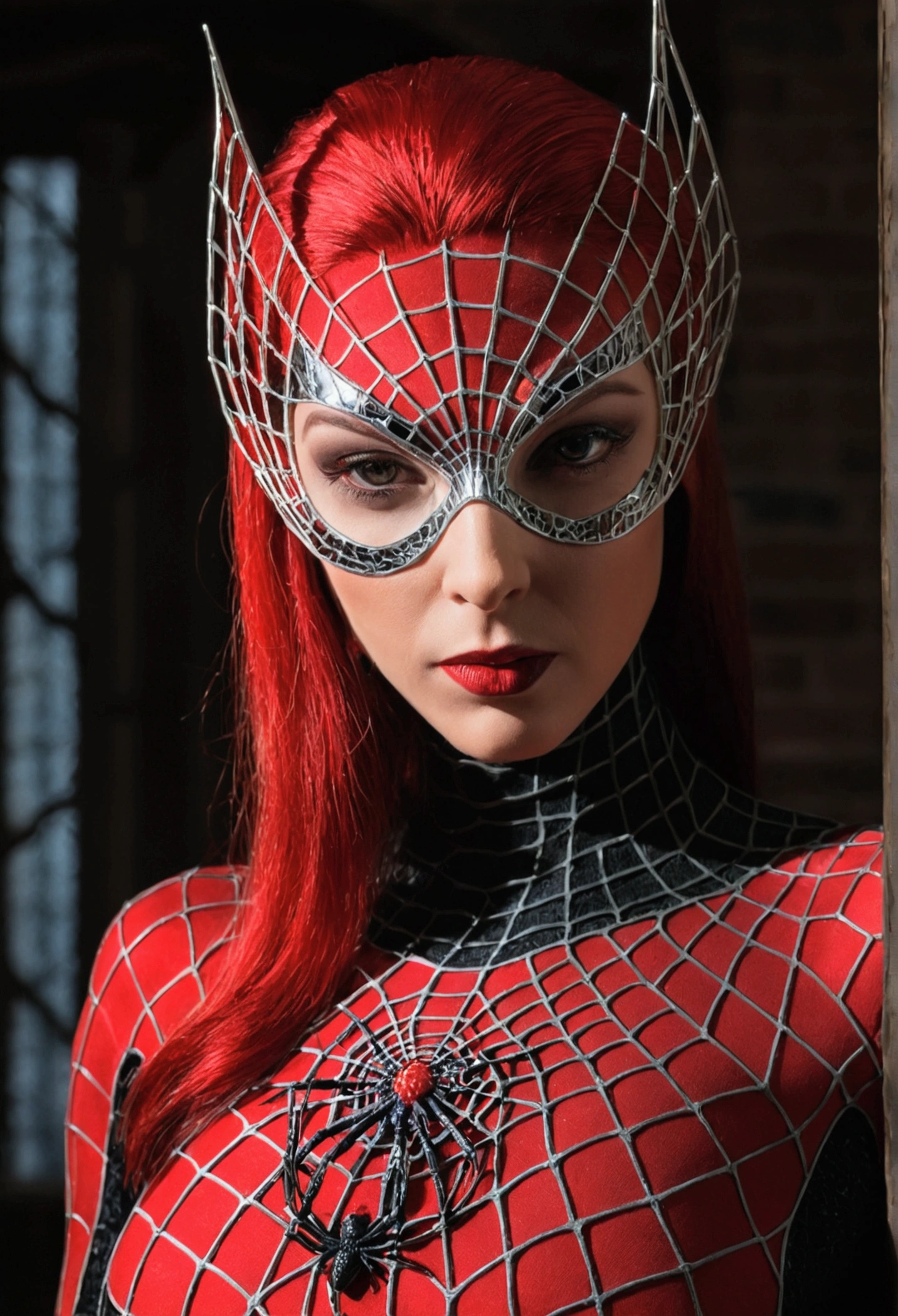 1girl, Cassandra web, madame web,