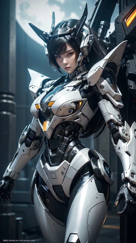 rough skin, Super detailed, advanced details, high quality, 最high quality, High resolution, 1080p, hard disk,(mecha queen),beautiful cyborg woman,Mecha cyborg girl,battle mode,Mecha body girl,She wears a futuristic mech