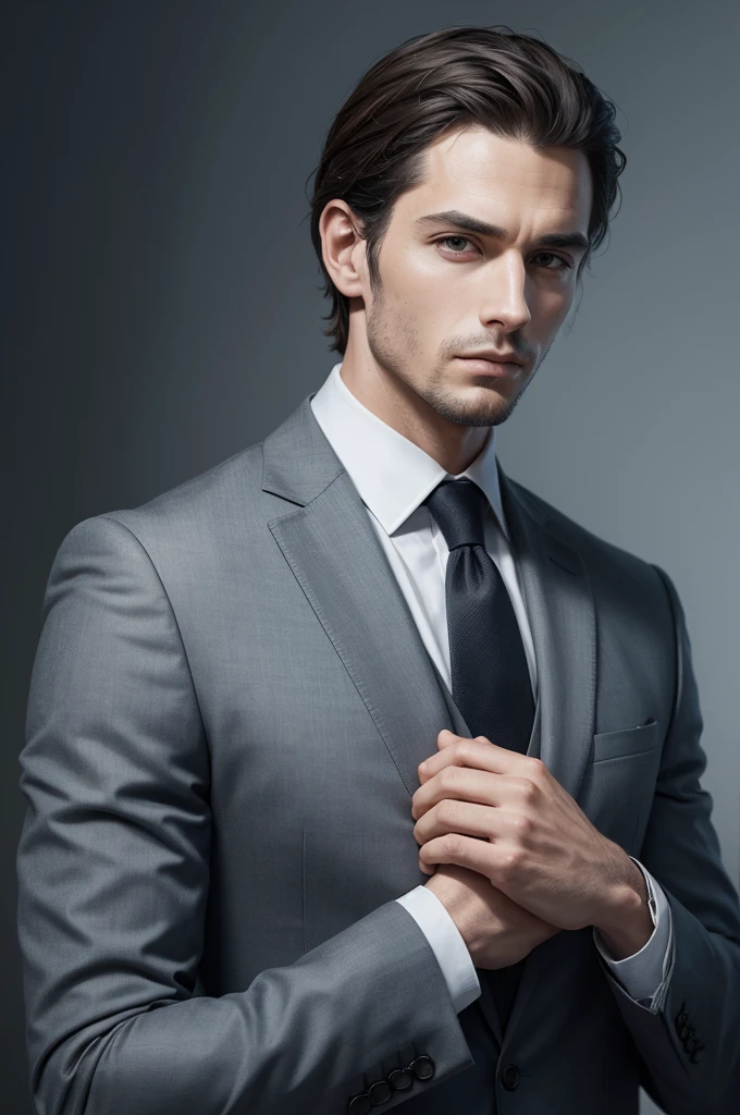 man in suit, proffesional, epicRealism, realisitic