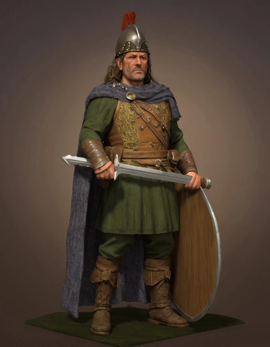 Caledonian Warlord: Ultra-realistic and Detailed