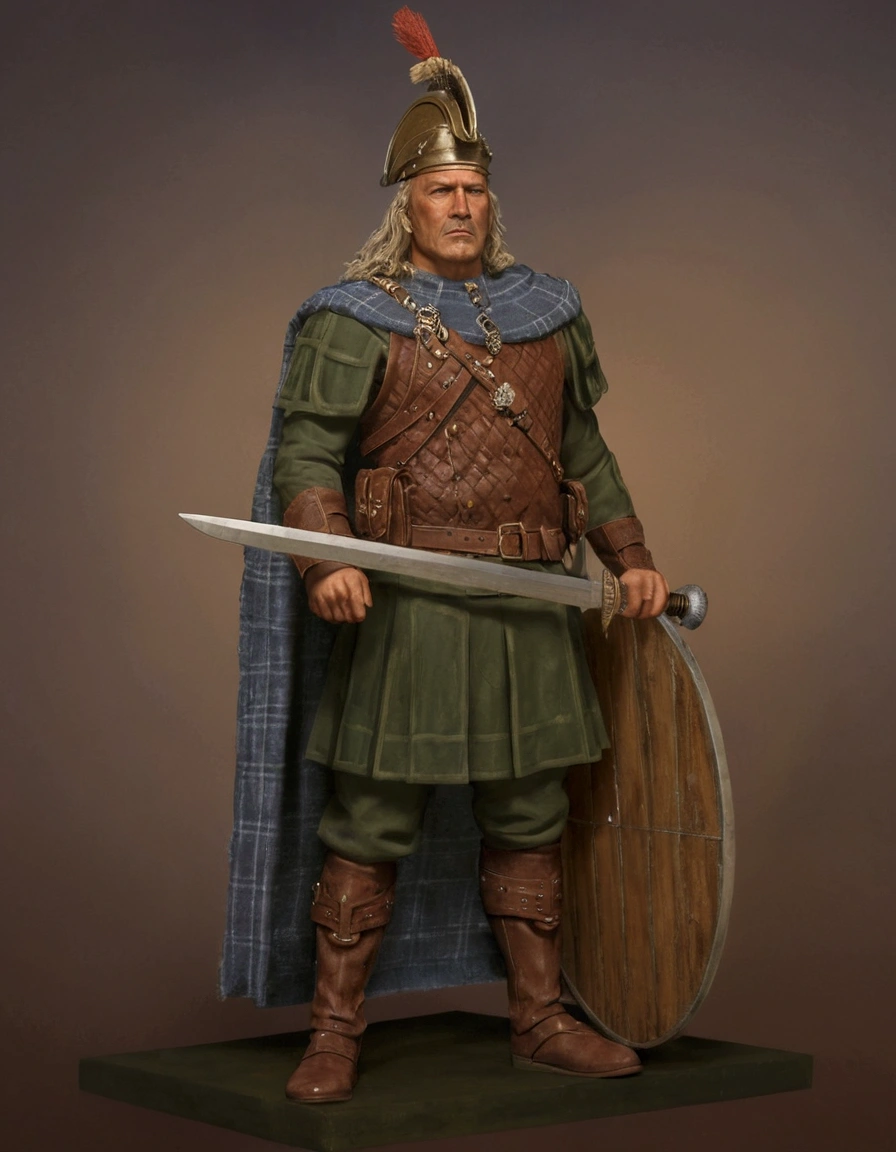 Caledonian Warlord: Ultra-realistic and Detailed