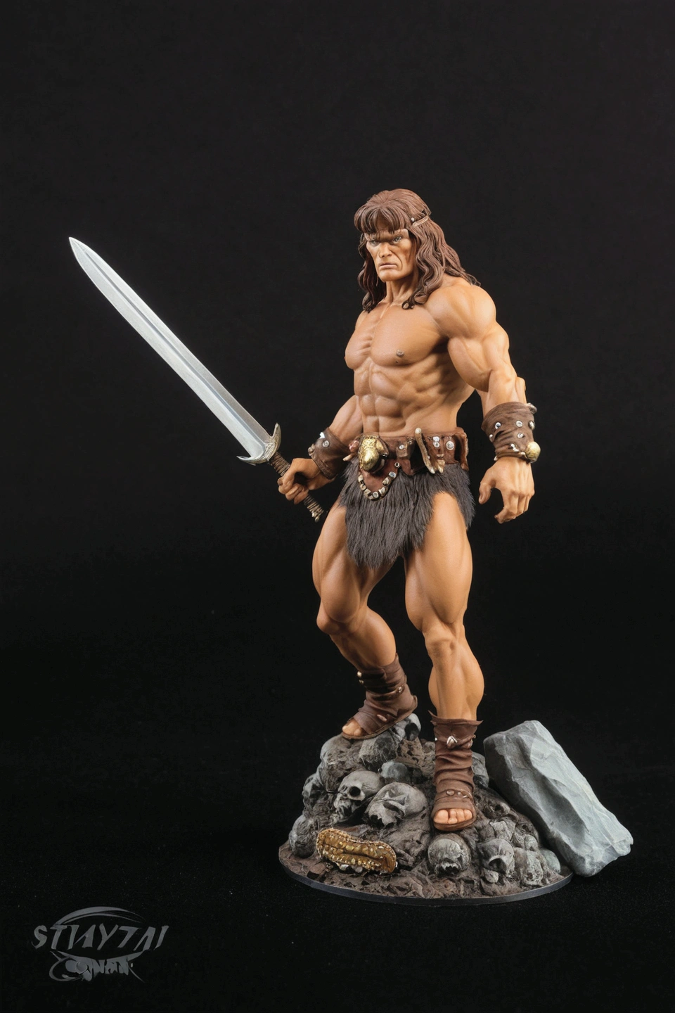 Conan the bárbaro, Frank Frazetta stayle: Ultra-realistic and Detailed