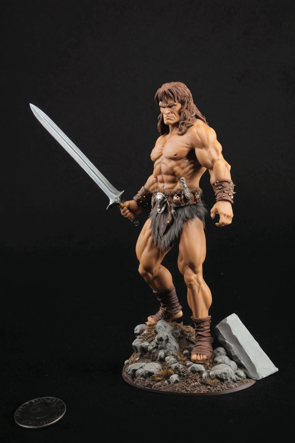 Conan the bárbaro, Frank Frazetta stayle: Ultra-realistic and Detailed