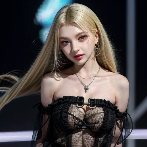 blonde, Kpop Russian idol, Strong personality 