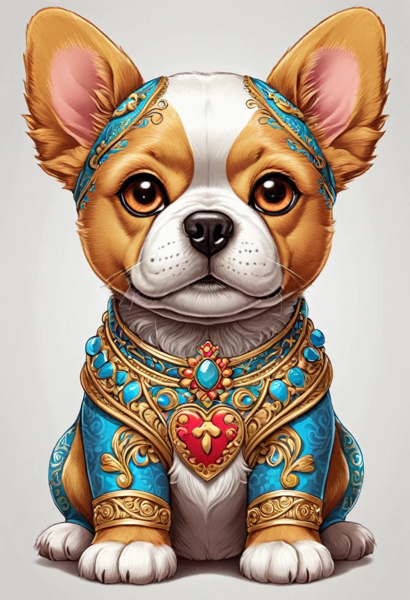 vectorial art para uma camiseta com uma ilustração colorida de um Russian toy dog , At the center, high détail, vectorial art
(artwork, best quality, proffesional, perfect composition, very aesthetic, absurdrez, super verbose, Intricate details:1.3)