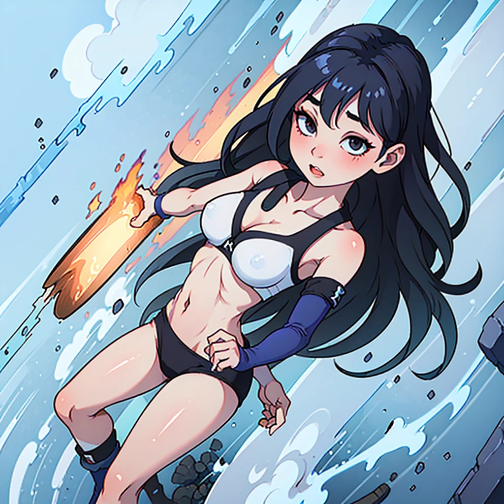(8k, premium, Masterpiece: 1.2),
(realist, Fotorrealist: 1.2),
A beautiful Thai woman with big breasts,
narrow waist, and thin thighs,
Wear a tight-fitting beach volleyball uniform..
detail:
(ultra detailed: 1.3),
,
its length, Dark hair flows freely with the wind.,
she has small breasts, small breasts she has good style Her slim thighs reveal the athletic muscles of her legs.
(high resolution: 1.1),
She proudly shows off her toned abs.,