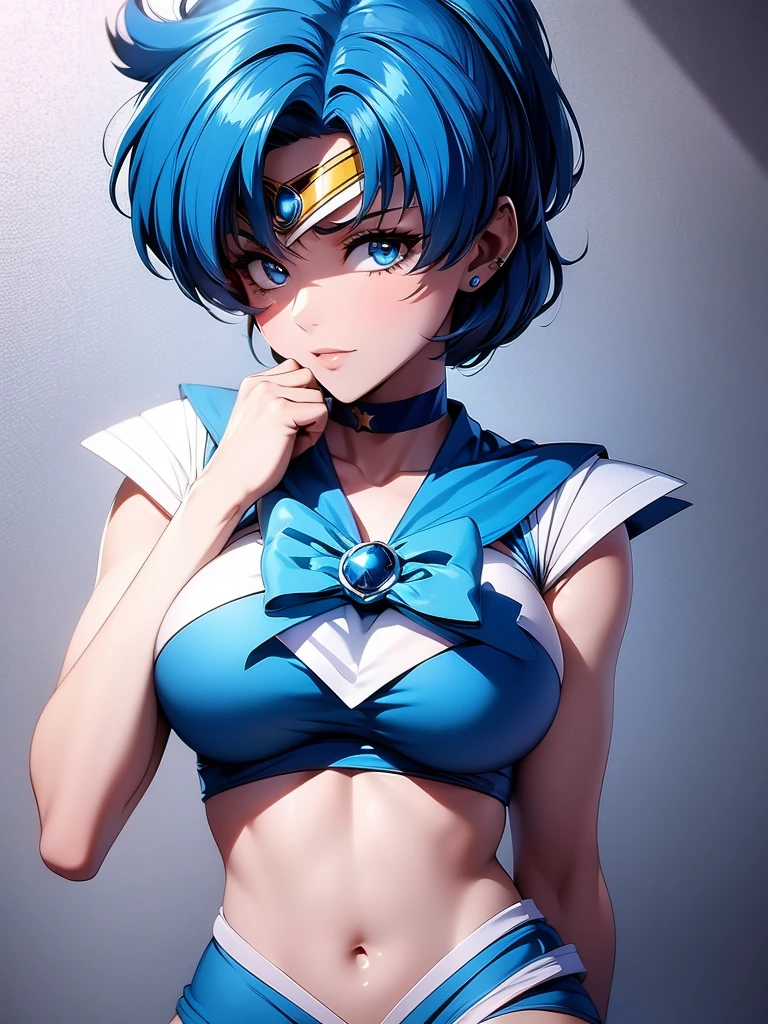 Sailor mercury,long blue hair,Blue Power Ranger, hurricane ,Sexy goth woman big breast, character sheet,