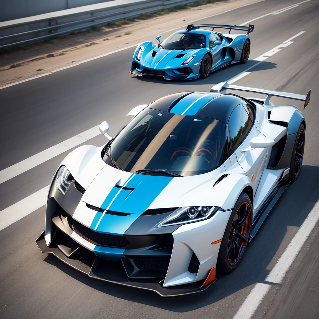 futuristic sports car