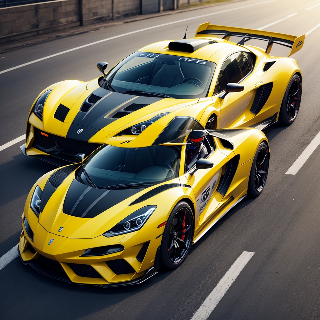 futuristic sports car