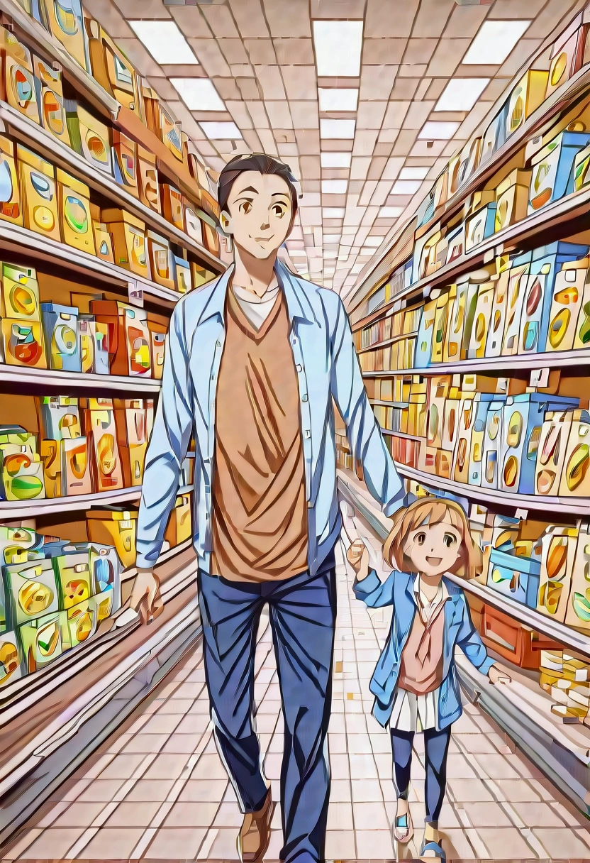 Scene 2: Shopping mall
Location: Busy shopping mall.
Characters:
Father: A man in his forties.
Mother: A woman in her thirties.
Child: A five-year-old child.
Scenario:
The scene begins with the father and mother walking with the inside the shopping mall.
Mother: (holding the child's hand) Remember, my love, never leave my hand. There are a lot of people here.
Father: (looking around cautiously) Yes, and we have to make sure you are with us all the time.
The sees a toy store and begins to pull the mother's hand towards it.
Child: Mom, I want to see the toys!
Mother: (smiling) Okay, but let's go together.