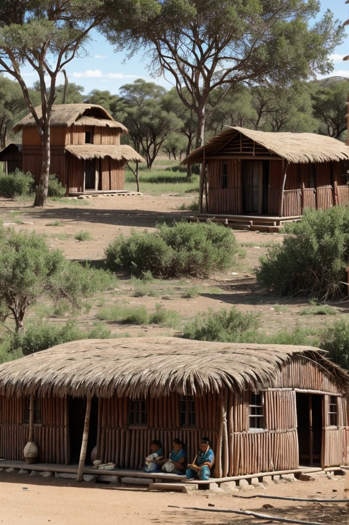 The educational system destroys indigenous culture in Argentina 1924 huts


