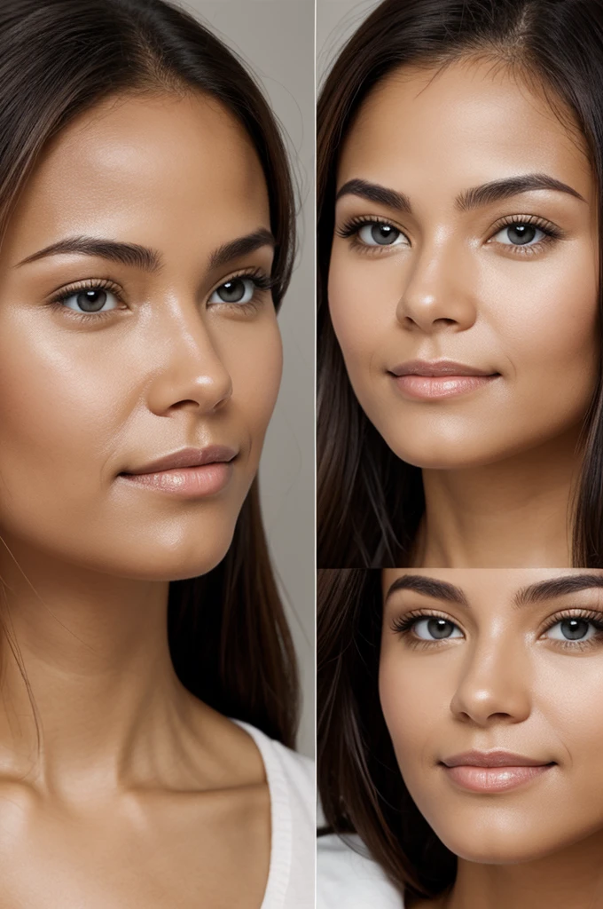 Before and after lightening your skin, RESULTS. Only two images 