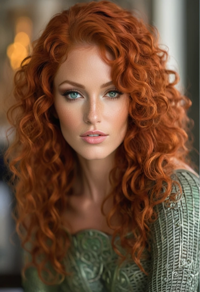 a beautiful ethereal elf knight, curly red hair, in the style of Boris Vallejo, highly detailed sexy filigree armor, Very detailed face, highly detailed skin, Corps fort, Muscle definition, (Des proportions parfaites), Heavy metal aesthetics, fond de haute fantaisie, high quality, chef-d'artwork, photo realistic, complex and detailed, 8k, HDR, faible profondeur de champ, wide light, high contrast, backlight, flares, sharpness, Photo couleur brute, En regardant la caméra, couleurs froides, diverses poses, naked