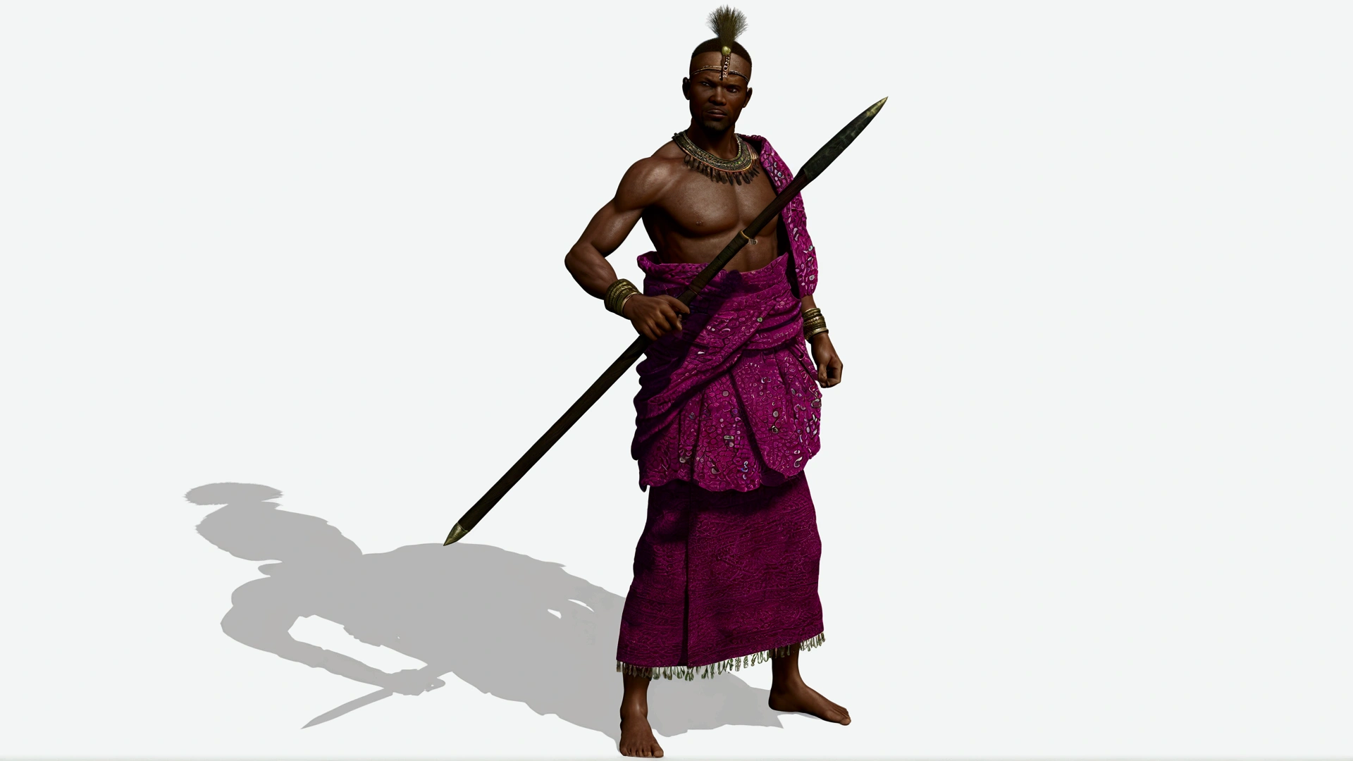 african warrior: Ultra-realistic and Detailed