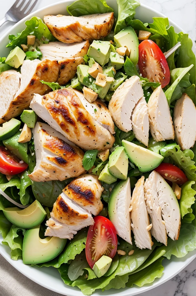 Chicken and Avocado Salad Meal