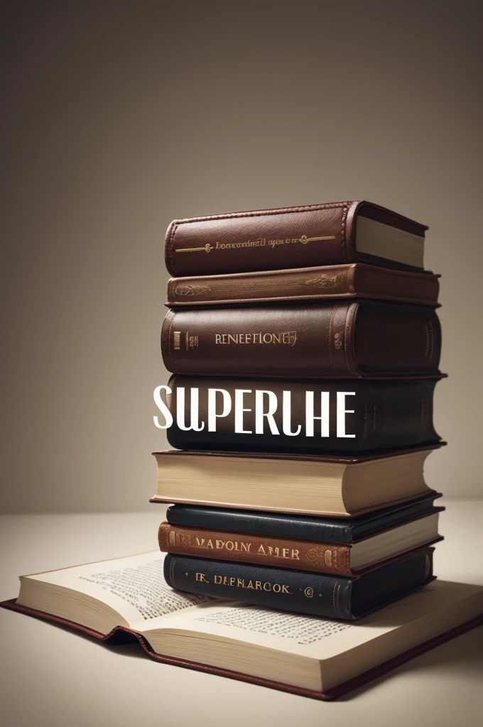 Create a book cover with the title: superior to books