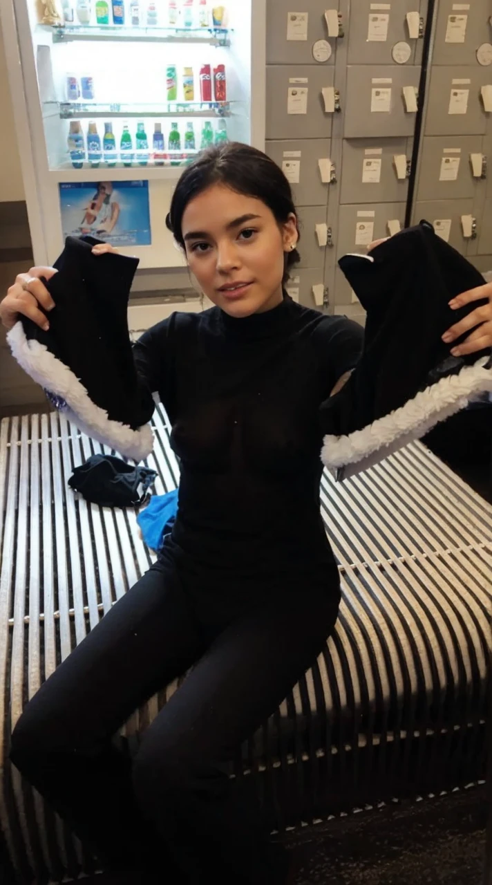 , visible nipp clothes