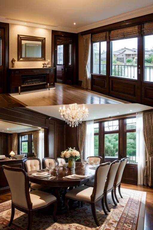 Luxury House、dining room