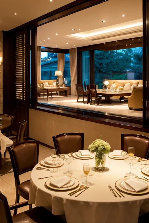 Luxury House、dining room