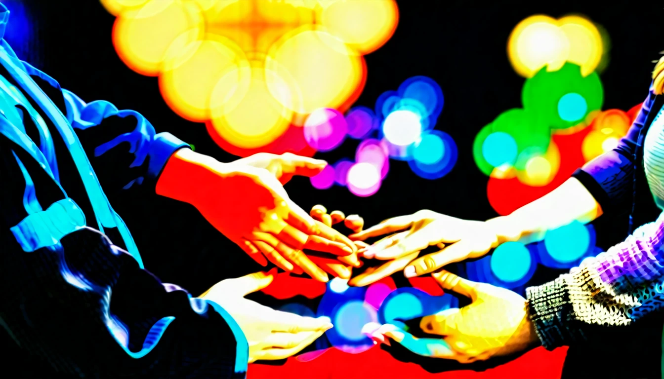 Close-up of a family holding hands in prayer, faces showing earnestness and hope, indoor setting with warm lighting, 16:9