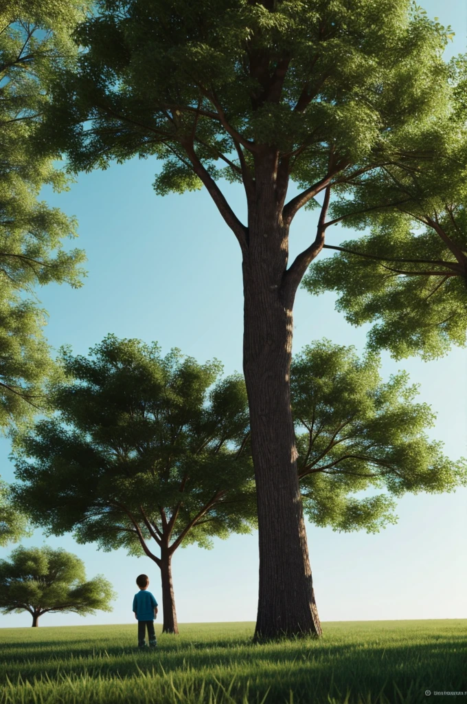 A boy and a tree, animated