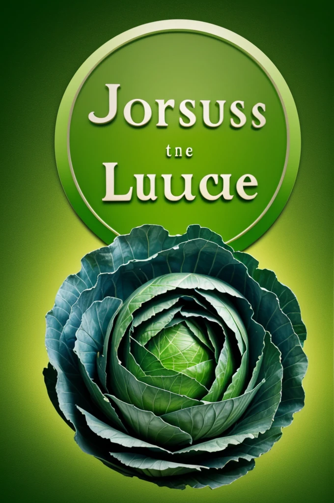 a cabbage in the center of the logo with the name "Jose Luis" curved around or under cabbage, with a light green background