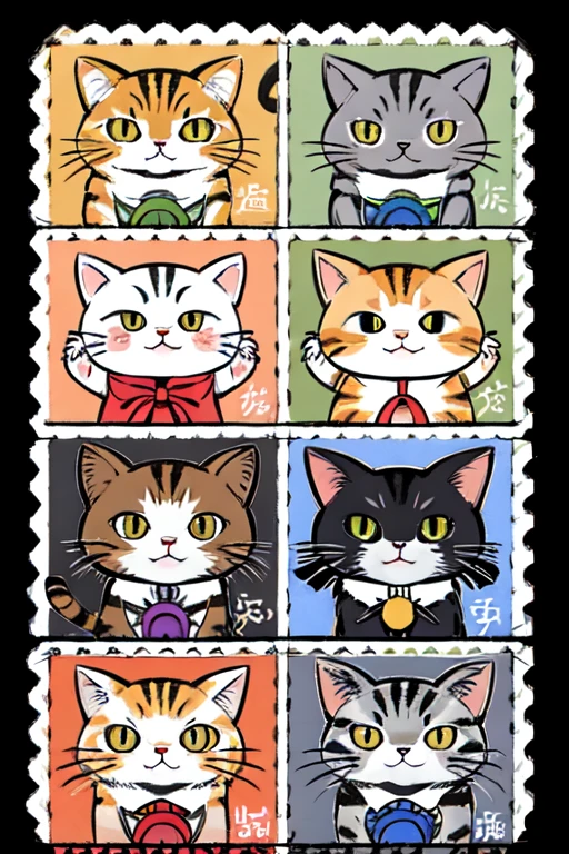 Cat、stamp