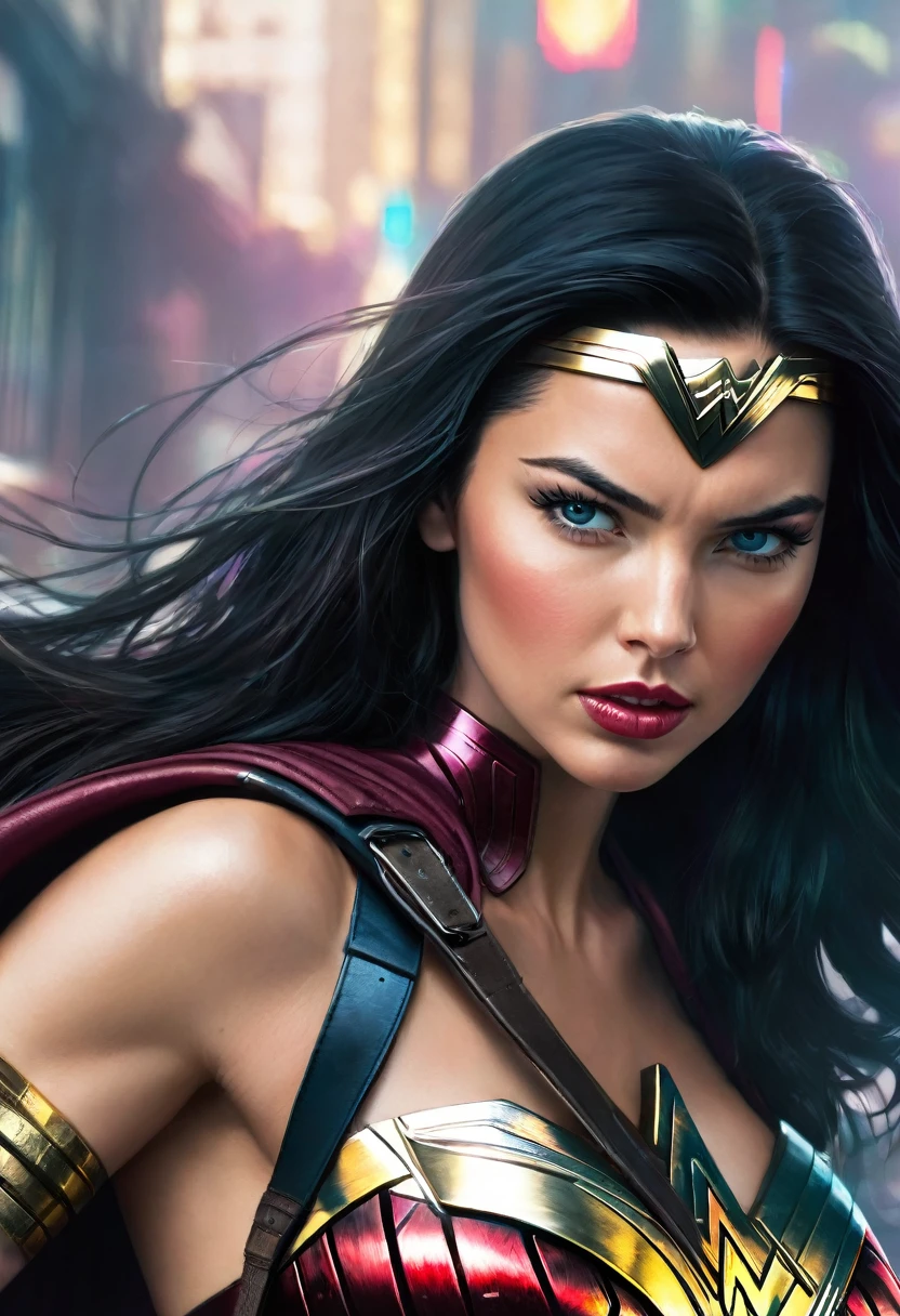 (((In extreme close-up, a cyber punk woman Adriana Lima under the mantle of the Amazon warrior,(((Cabeza shaved))) Wonder Woman Diaema Cyber Punk front images color images Splash Wonder Woman Diaema Wonder Woman Cyber Punk))),(((Cabeza shaved))),(((Diaema Wonder Woman))),(((shaved))),(((black hair))),(((Diaema Led Wonder Woman))),(((Diaema Led Wonder Woman))),(((shaved))),(((tiara))), Diaema Wonder Woman))),(((tiara))),(((Front images))),(((Images only from the front))),(((head on))),(((shaved))),(((Cabeza shaved))),(((shaved))),(((((led))))),(((((Diaema led)))))