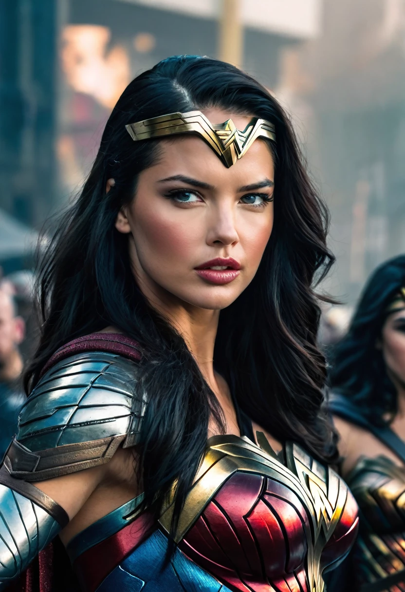 (((In extreme close-up, a cyber punk woman Adriana Lima under the mantle of the Amazon warrior,(((Cabeza shaved))) Wonder Woman Diaema Cyber Punk front images color images Splash Wonder Woman Diaema Wonder Woman Cyber Punk))),(((Cabeza shaved))),(((Diaema Wonder Woman))),(((shaved))),(((black hair))),(((Diaema Led Wonder Woman))),(((Diaema Led Wonder Woman))),(((shaved))),(((tiara))), Diaema Wonder Woman))),(((tiara))),(((Front images))),(((Images only from the front))),(((head on))),(((shaved))),(((Cabeza shaved))),(((shaved))),(((((led))))),(((((Diaema led)))))