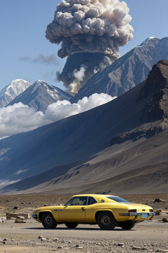A nuclear bomb car the size of Mount Everest