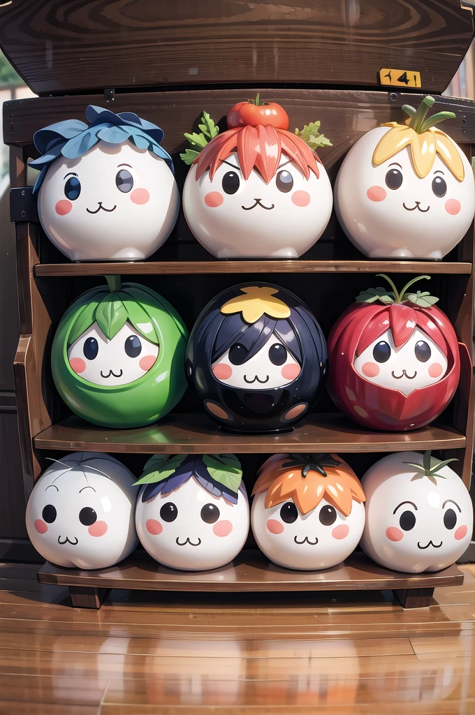 Super Deformed Mini Character Vegetables