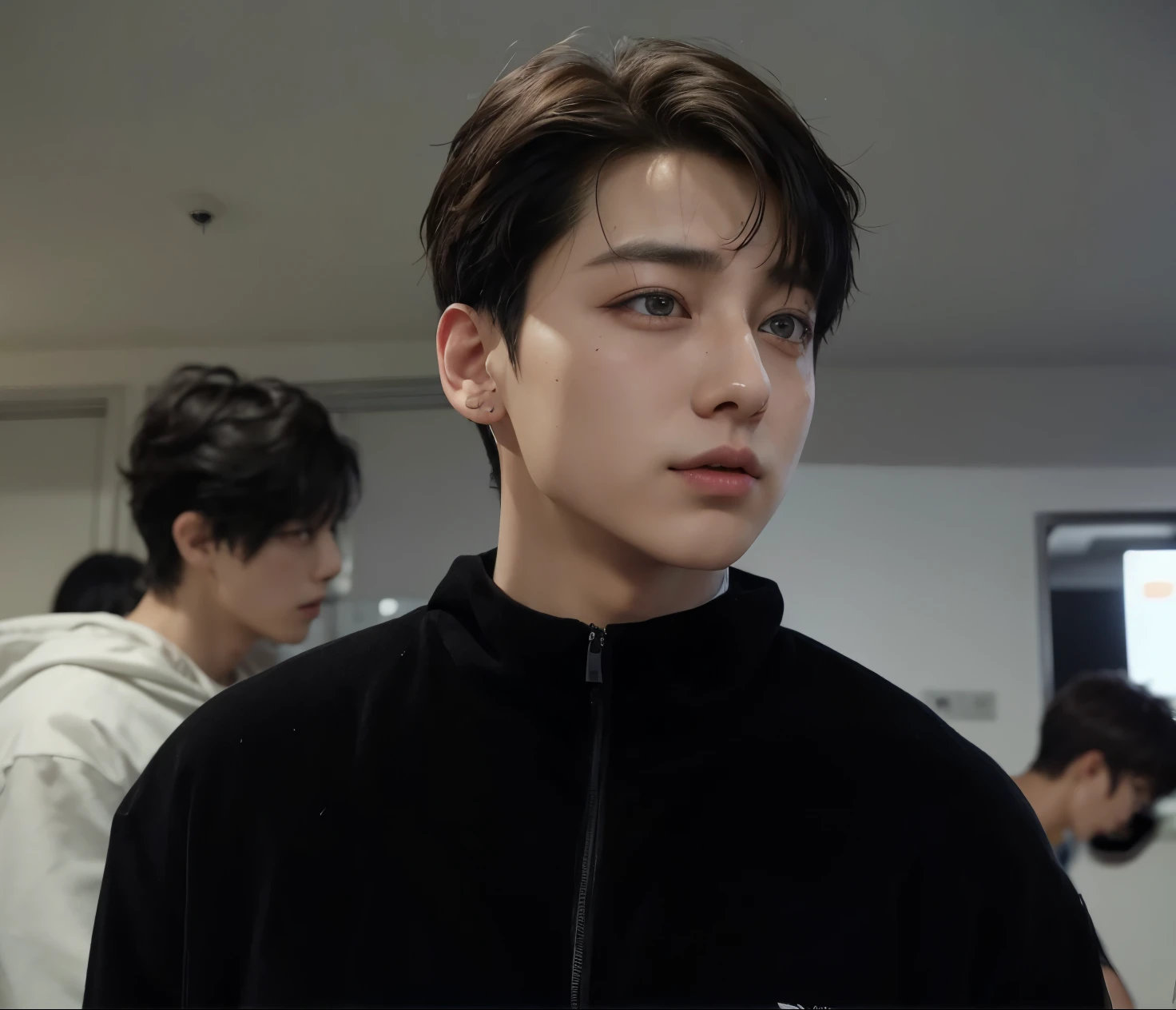 jungkook from bts, big eyes, cute