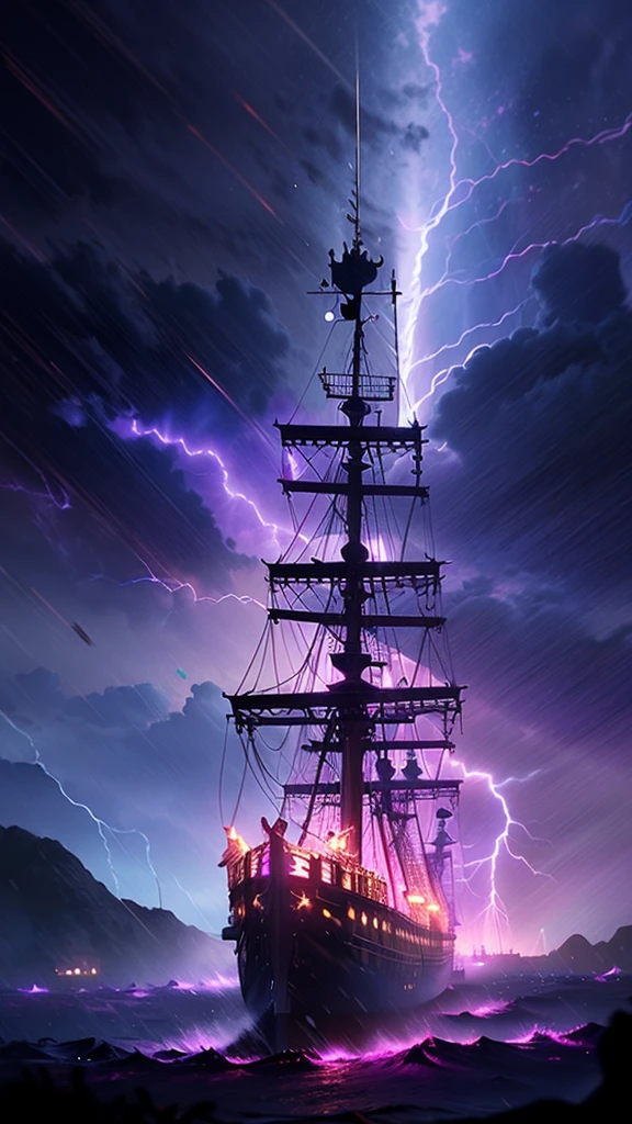 (Pirates Of Caribbean)
(Ghost Ship Pirate Ship)

(((Angel on the Bow)))
((Dark Light NeonPurple Light ))
((Swirling Sea))
(((Rain Thunder)))
((Aerial View))

Shiny earrings　
Catch the wind Ligh
