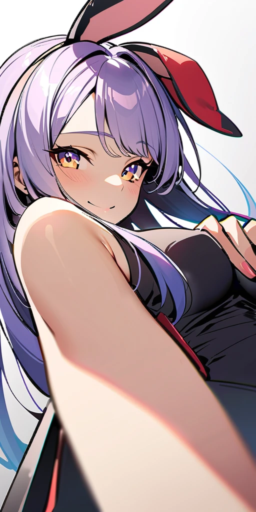 ((Highest quality、、masterpiece:1.3)), Upper Body、Long legs、Sharp focus:1.2, Beautiful woman with perfect figure:1.4、(Smiling:1.2), double eyelid、30-year-old female、Sexy pose、((((Close your mouth、One Woman、Bunny girl,Lunar Surface))))、(((((Hands on the side of the body)))))
