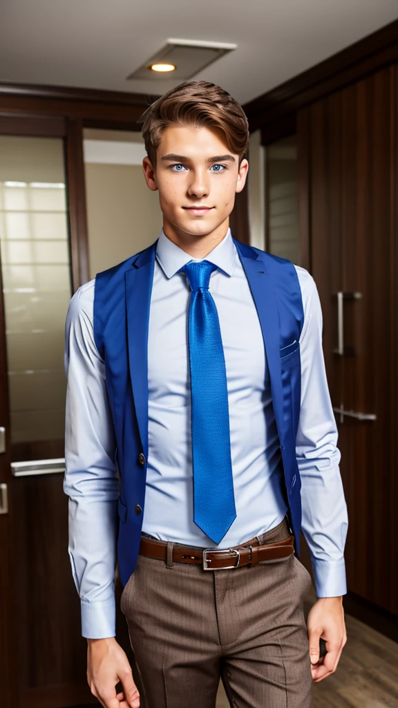19 year old male wearing tie and lomg sleveed button up with vest with dress pants and 3 belts
4K HIGH REZ
Physical Description: Brown colored hair and skinny build. 5"5 and 150 LB. Blue eyes.
.