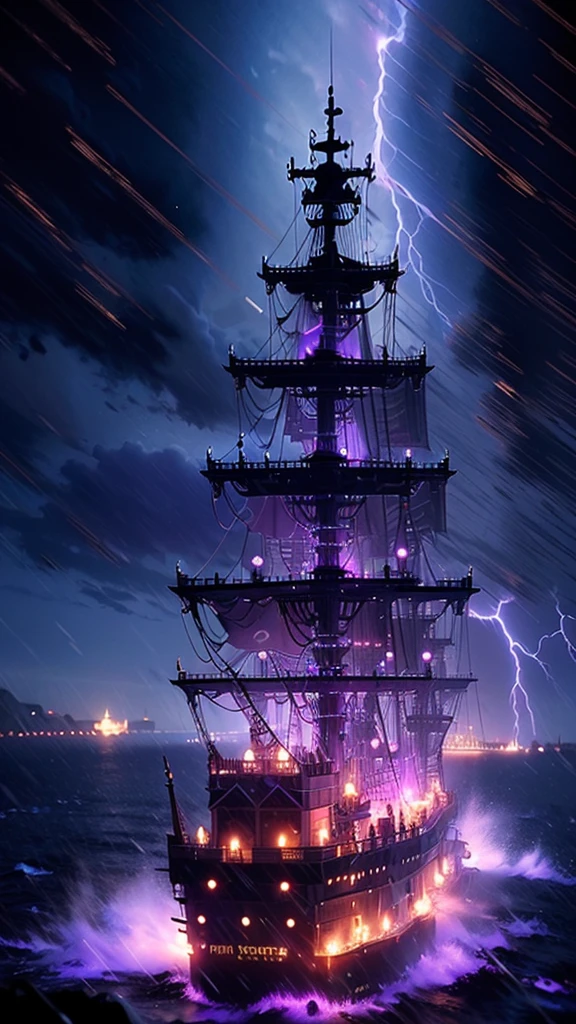 (Pirates Of Caribbean)
(((Ghost Ship Pirate Ship)))
(Lighthouse Nnearby)
((Dark Light NeonPurple Light ))
((Swirling Sea))
(((Rain Thunder)))
((Aerial View))
Shiny earrings
Catch the wind Ligh
