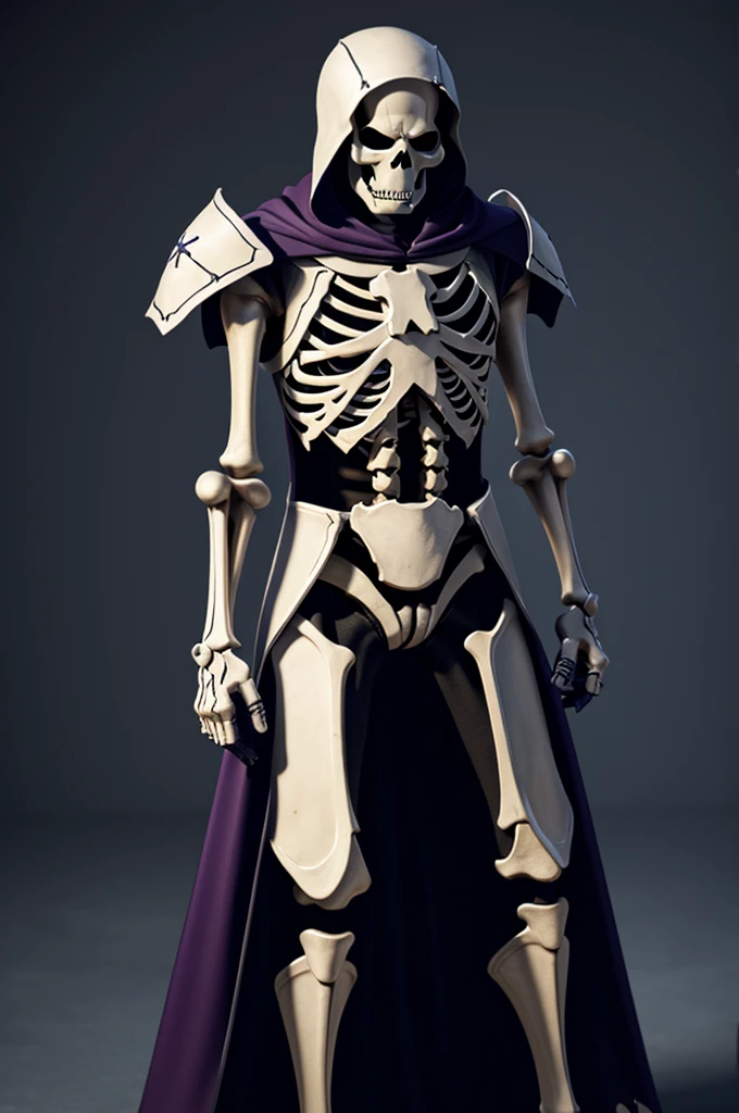 Skeleton undertale character named Cross, tender man fighting clothes 4k quality very good shy