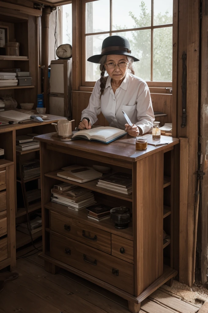 old researcher